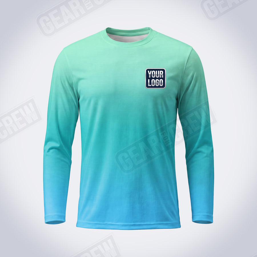 GTHC003 - Lagoon Mist - The Horizon Collection - Custom Work Shirt - Premium Sublimation