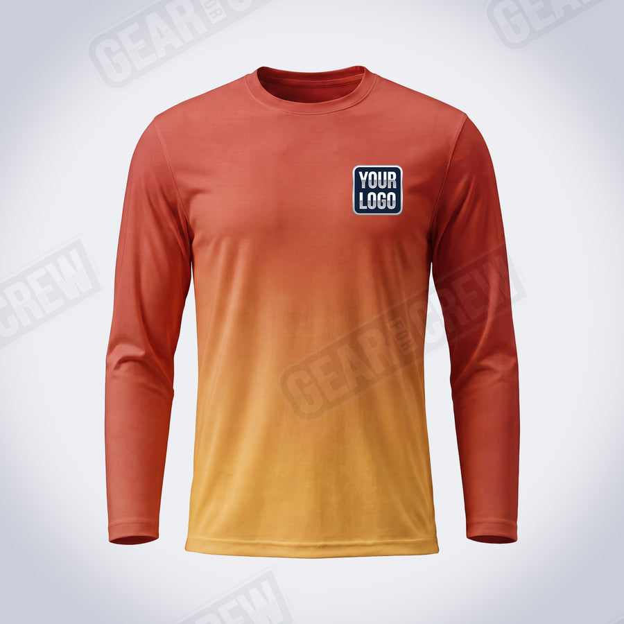GTHC027 - Ember Glow - The Horizon Collection - Custom Work Shirt - Premium Sublimation