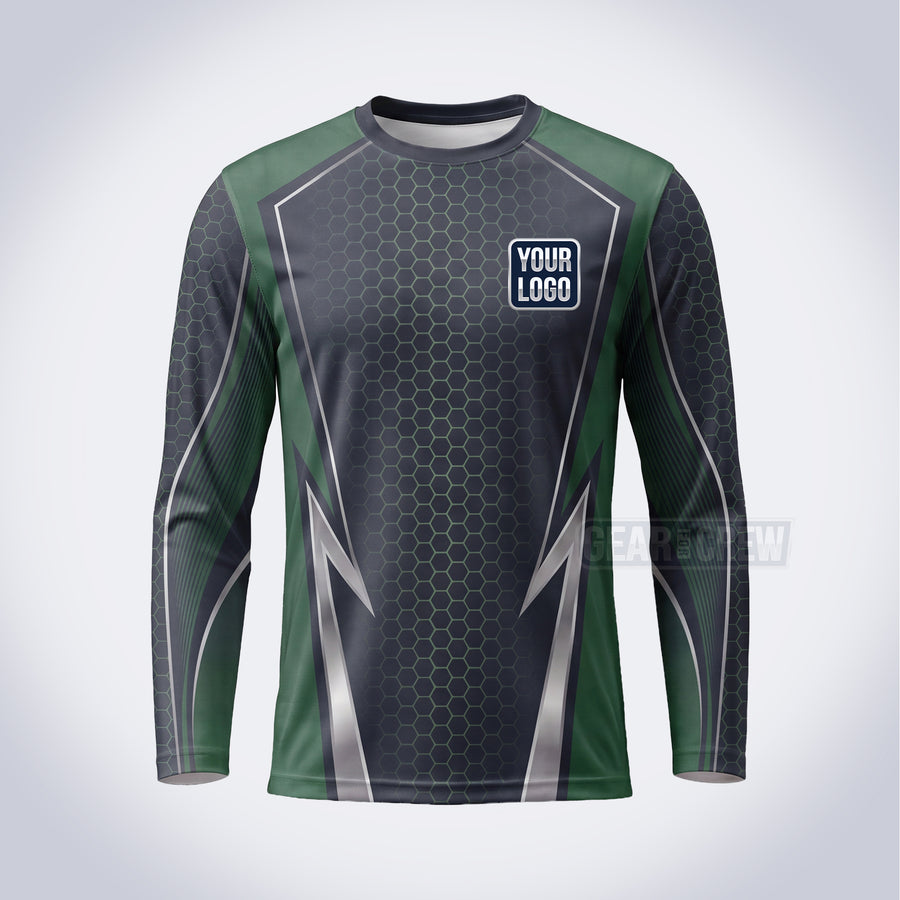 Carbon Hex lawn care custom work shirt
