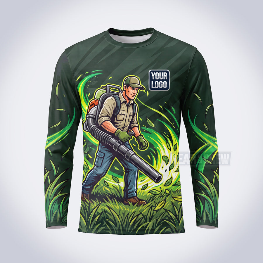 Blower Pro lawn care custom work shirt