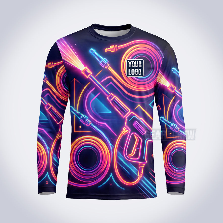 GPWD007 - Neon Toolkit Deep Water Signature Collection - Custom Work Shirt, Premium Sublimation