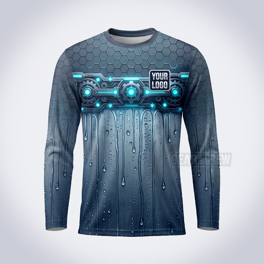 GPWD012 - Cyber Core Deep Water Signature Collection - Custom Work Shirt, Premium Sublimation