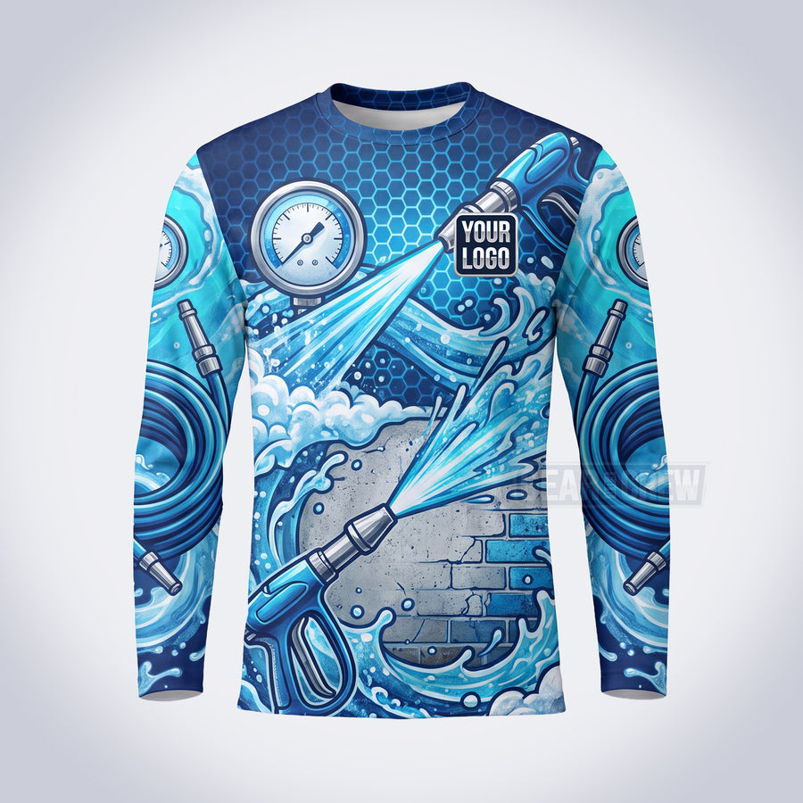 GPWE006 - Pressure Gauge Explode Water Collection - Custom Work Shirt, Premium Sublimation