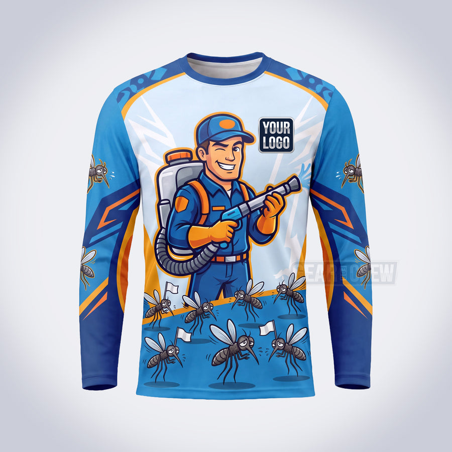 Bug Blaster pest control custom work shirt