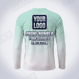 GTHC004 - Sea Foam - The Horizon Collection - Custom Work Shirt - Premium Sublimation