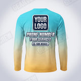 GTHC005 - Reef Sunrise - The Horizon Collection - Custom Work Shirt - Premium Sublimation
