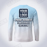 GTHC012 - Cirrus Blue - The Horizon Collection - Custom Work Shirt - Premium Sublimation
