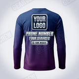 GTHC014 - Twilight Indigo - The Horizon Collection - Custom Work Shirt - Premium Sublimation