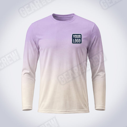 GTHC017 - Lilac Cream - The Horizon Collection - Custom Work Shirt - Premium Sublimation