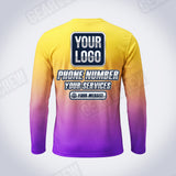 GTHC018 - Sunset Orchid - The Horizon Collection - Custom Work Shirt - Premium Sublimation