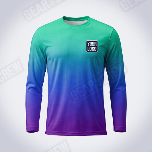 GTHC019 - Aurora Drift - The Horizon Collection - Custom Work Shirt - Premium Sublimation