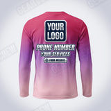 GTHC020 - Rose Quartz - The Horizon Collection - Custom Work Shirt - Premium Sublimation