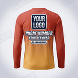 GTHC027 - Ember Glow - The Horizon Collection - Custom Work Shirt - Premium Sublimation