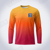 GTHC028 - Lava Flow - The Horizon Collection - Custom Work Shirt - Premium Sublimation