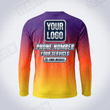 GTHC029 - Neon Synthwave - The Horizon Collection - Custom Work Shirt - Premium Sublimation