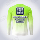 GTHC034 - Safety Lime - The Horizon Collection - Custom Work Shirt - Premium Sublimation