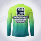 GTHC035 - Acid Lime - The Horizon Collection - Custom Work Shirt - Premium Sublimation