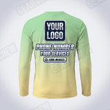 GTHC036 - Pale Citron - The Horizon Collection - Custom Work Shirt - Premium Sublimation