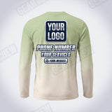 GTHC043 - Soft Sage - The Horizon Collection - Custom Work Shirt - Premium Sublimation