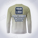 GTHC045 - Khaki Fade - The Horizon Collection - Custom Work Shirt - Premium Sublimation
