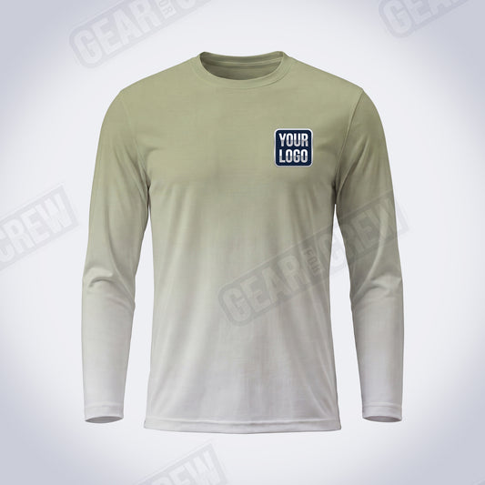 GTHC045 - Khaki Fade - The Horizon Collection - Custom Work Shirt - Premium Sublimation