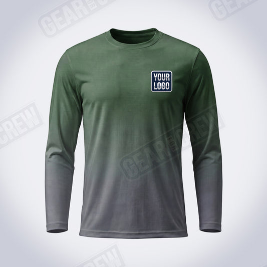 GTHC046 - Field Olive - The Horizon Collection - Custom Work Shirt - Premium Sublimation
