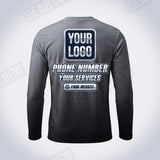 GTHC048 - Graphite Fade - The Horizon Collection - Custom Work Shirt - Premium Sublimation