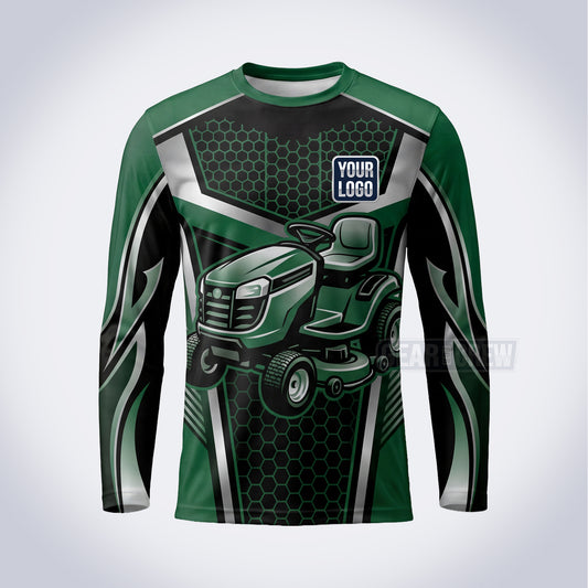 Riding Mower lawn care custom work shirt