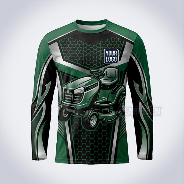 Riding Mower lawn care custom work shirt