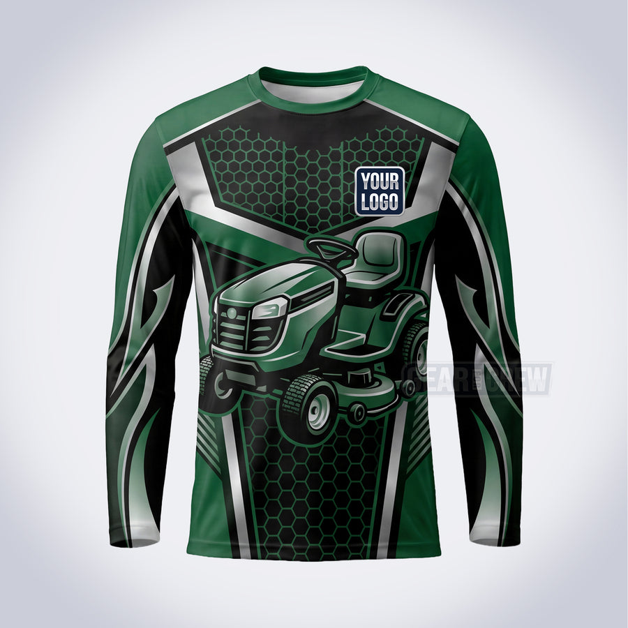 Riding Mower lawn care custom work shirt
