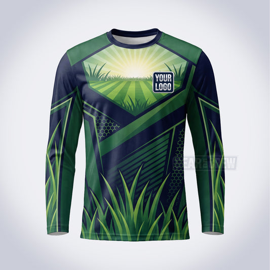 Sunrise Meadow lawn care custom work shirt