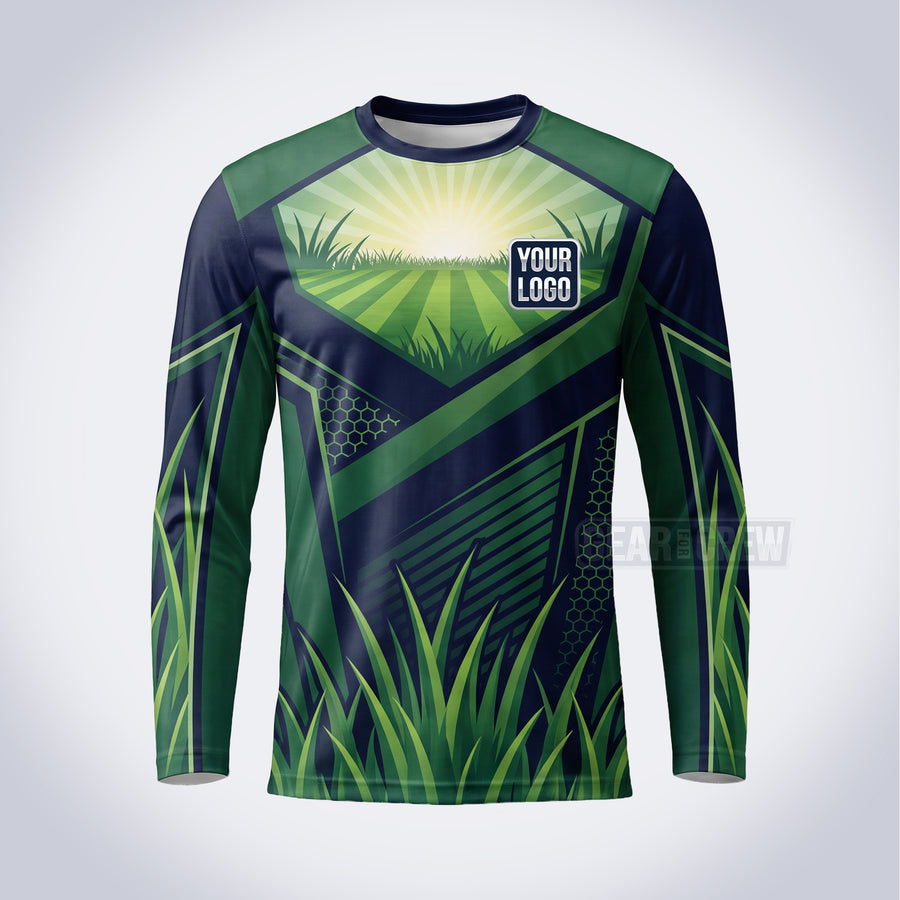 Sunrise Meadow lawn care custom work shirt