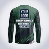 Push Mower lawn care custom work shirt