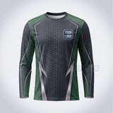 Carbon Hex lawn care custom work shirt