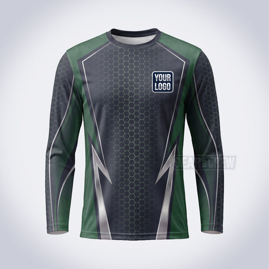 Carbon Hex lawn care custom work shirt