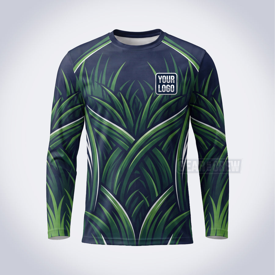 Grass Field lawn care custom work shirt