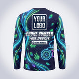 Electric Blaze lawn care custom work shirt
