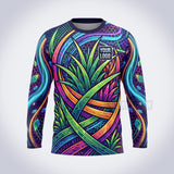 Rainbow Grass lawn care custom work shirt