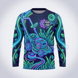 Neon Mower lawn care custom work shirt