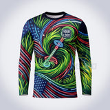 Electric Patriot lawn care custom work shirt