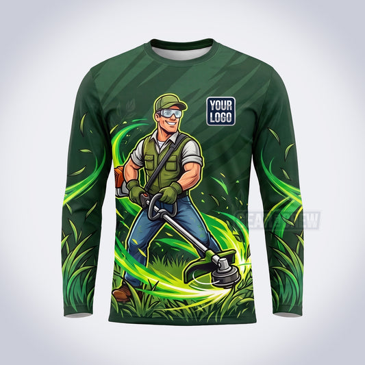 Trimmer Crew lawn care custom work shirt