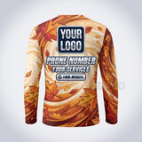 Autumn Blower lawn care custom work shirt
