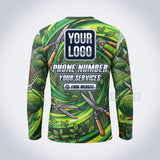 Peacock Topiary lawn care custom work shirt