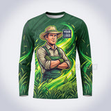 The Groundskeeper lawn care custom work shirt