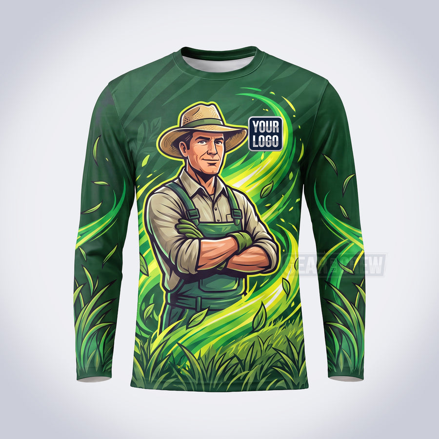 The Groundskeeper lawn care custom work shirt