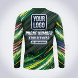 Mower Rider lawn care custom work shirt