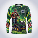 Mower Rider lawn care custom work shirt