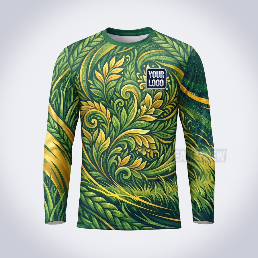 Golden Foliage lawn care custom work shirt