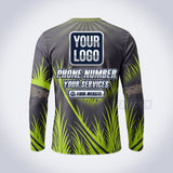 Sunlit Path lawn care custom work shirt