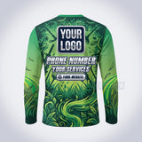 Leaf Blaster lawn care custom work shirt